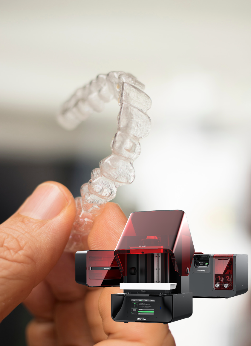 Medicina Dentária Digital- Impressão dentária 3D para consultório Sprintray